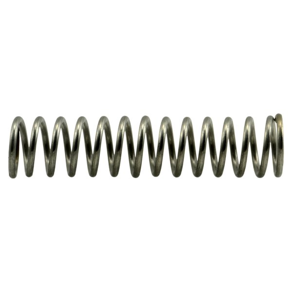 Midwest Fastener 31/64" x 0.054" x 2" 18-8 Stainless Steel Compression Springs 3PK 38792